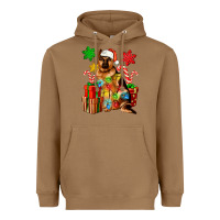 Toasted Coconut christmas german shepherd Heavyweight Hoodie - Artiststas