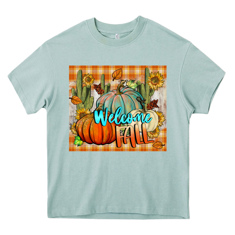 Welcome Fall Tumbler Heavy Core Tee by BundleAndBundleShop | Teevron