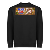 Black game day vibes Heavyweight Sweatshirt - BundleAndBundleShop