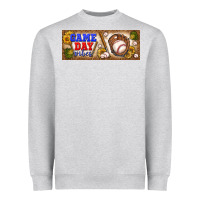 Heather Grey game day vibes Heavyweight Sweatshirt - BundleAndBundleShop