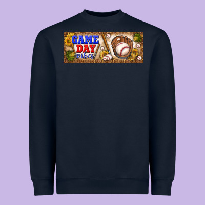 Game Day Vibes Heavyweight Sweatshirt Designed By Bundleandbundleshop