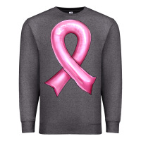 Charcoal Heather Balloon cancer ribbon Premium Sweatshirt - Artiststas