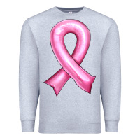 Heather Grey Balloon cancer ribbon Premium Sweatshirt - Artiststas