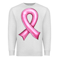 Oatmeal Heather Balloon cancer ribbon Premium Sweatshirt - Artiststas