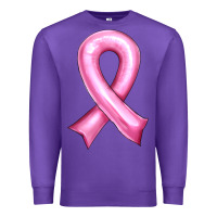 Purple Balloon cancer ribbon Premium Sweatshirt - Artiststas