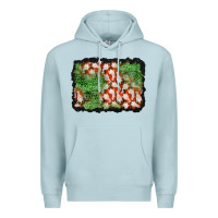 Blue Mist halloween ghost background Premium Hoodie - BundleAndBundleShop