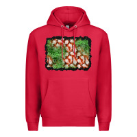 Cardinal halloween ghost background Premium Hoodie - BundleAndBundleShop