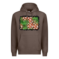 Coffee halloween ghost background Premium Hoodie - BundleAndBundleShop