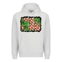 Dove Grey halloween ghost background Premium Hoodie - BundleAndBundleShop
