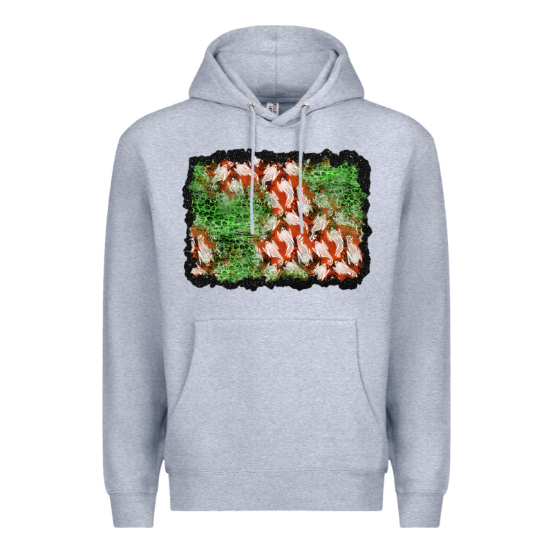 Halloween Ghost Background Premium Hoodie by BundleAndBundleShop | Teevron