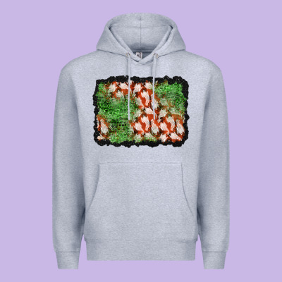 Halloween Ghost Background Premium Hoodie Designed By Bundleandbundleshop