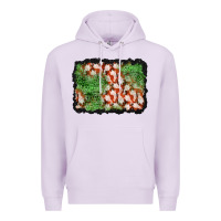 Lilac halloween ghost background Premium Hoodie - BundleAndBundleShop