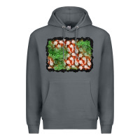Rock halloween ghost background Premium Hoodie - BundleAndBundleShop