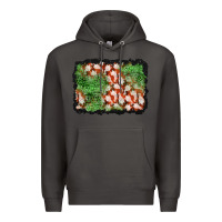 Smoke halloween ghost background Premium Hoodie - BundleAndBundleShop