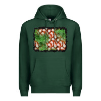 Sports Green halloween ghost background Premium Hoodie - BundleAndBundleShop