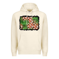 Tofu halloween ghost background Premium Hoodie - BundleAndBundleShop