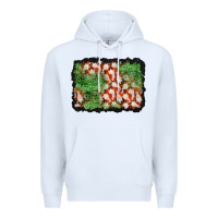White halloween ghost background Premium Hoodie - BundleAndBundleShop