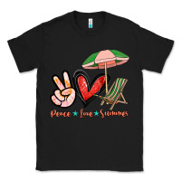 Black Peace love summer Classic Tee - NancyCooperArtShop