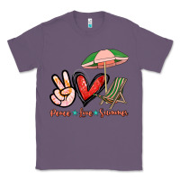 Lavender Peace love summer Classic Tee - NancyCooperArtShop