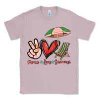 Lilac Peace love summer Classic Tee - NancyCooperArtShop