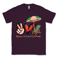Plum Peace love summer Classic Tee - NancyCooperArtShop