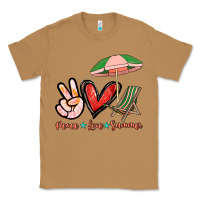 Toasted Coconut Peace love summer Classic Tee - NancyCooperArtShop