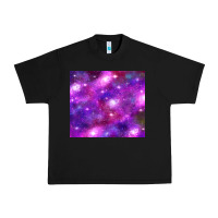 Black colorful abstract galaxy black and purple Urban Heavy Tee - TumblerDesignByShophia