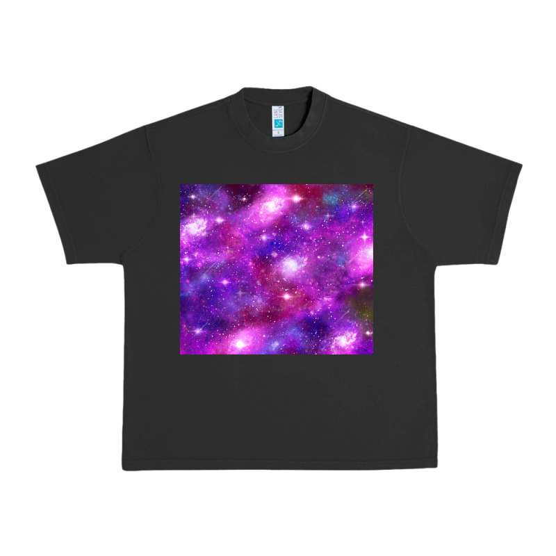 Colorful Abstract Galaxy Black And Purple Urban Heavy Tee by TumblerDesignByShophia | Teevron