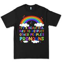 Black it's a beautiful day to respect other people's pro Premium Tee - Artiststas