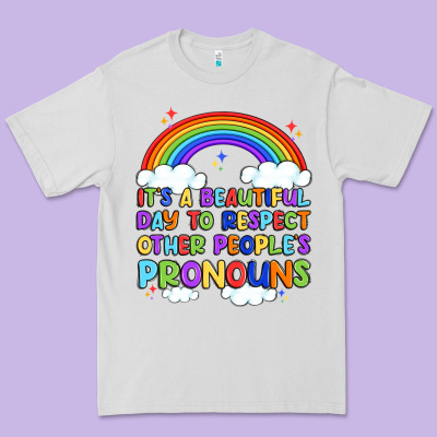 It's A Beautiful Day To Respect Other People's Pro Premium Tee Designed By Artiststas