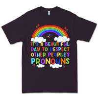 Plum it's a beautiful day to respect other people's pro Premium Tee - Artiststas
