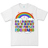 White it's a beautiful day to respect other people's pro Premium Tee - Artiststas