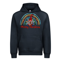 Navy merry christmas gnomes   rainbow Urban Hoodie - BarkalooDesign
