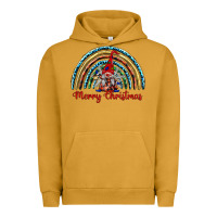 Pigment Peanut Butter merry christmas gnomes   rainbow Urban Hoodie - BarkalooDesign