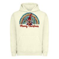 Pigment Pistachio merry christmas gnomes   rainbow Urban Hoodie - BarkalooDesign