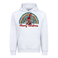 White merry christmas gnomes   rainbow Urban Hoodie - BarkalooDesign