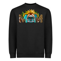 Black football mom Heavyweight Sweatshirt - BundleAndBundleShop