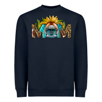 Navy football mom Heavyweight Sweatshirt - BundleAndBundleShop