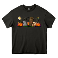 Asphalt headstone and coffin lebbey glass Heavy Core Tee - BundleAndBundleShop