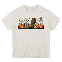 Cream headstone and coffin lebbey glass Heavy Core Tee - BundleAndBundleShop