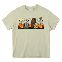Mossy headstone and coffin lebbey glass Heavy Core Tee - BundleAndBundleShop