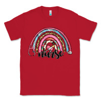 Red western nurse rainbow Classic Tee - RanaPortraitStore