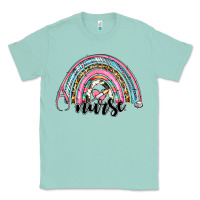 Seafoam western nurse rainbow Classic Tee - RanaPortraitStore