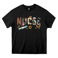 Black nurse Heavy Core Tee - JahusDesignShop
