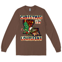 Chestnut christmas in louisiana Long Sleeve Tee - CowGirlArtShop