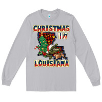 Moon Dust christmas in louisiana Long Sleeve Tee - CowGirlArtShop