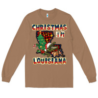 Toasted Coconut christmas in louisiana Long Sleeve Tee - CowGirlArtShop