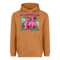 Meerkat Breast Cancer my Goddaughter is a fighter Heavyweight Hoodie - Artiststas