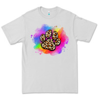 Dove Grey pride dog paw Premium Tee - Artiststas