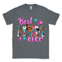 Charcoal Heather Best Mom Ever Afro Woman Classic Tee - texasbilliewilder
